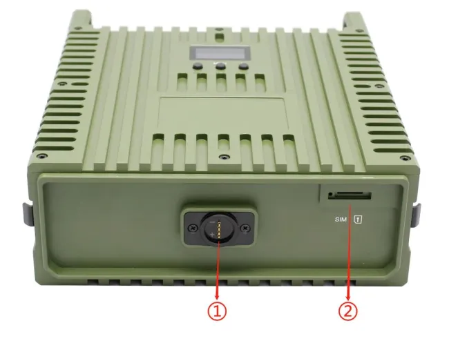 40dBm 1.4GHz 2T2R AES Encryption HD Image Backpack Wireless Transmitter