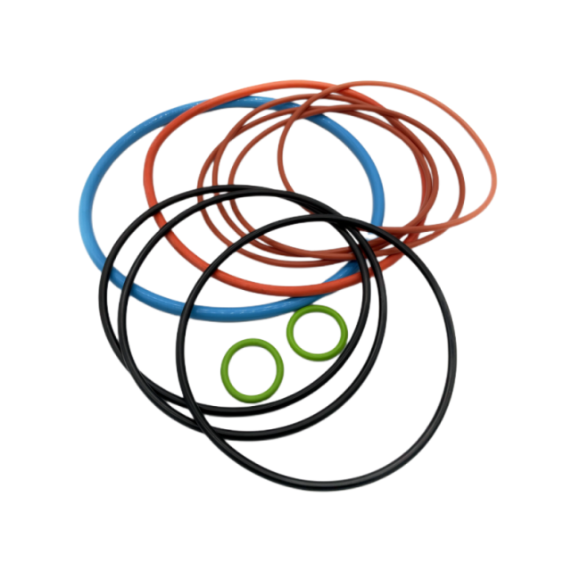 Rubber O-ring close-up view