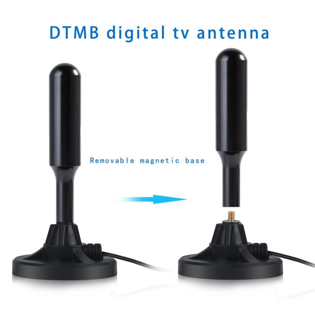high gain magnetic vhf uhf dvb-t antenna digital tv dvb-t2 antenna