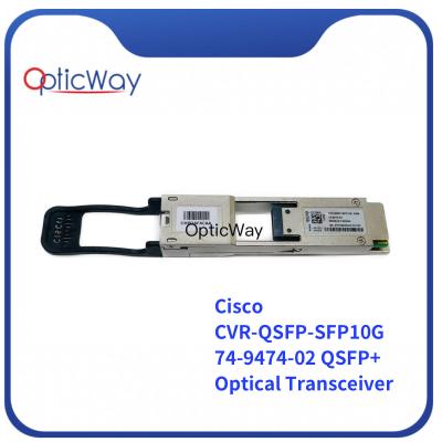 China CVR-QSFP-SFP10G Transceptor óptico QSFP+ 74-9474-02 QSFP para módulo de adaptador SFP/SFP+ à venda