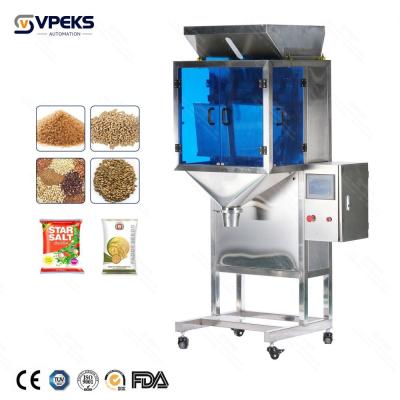 China PLC Touch Screen Control System Automatic Weighing Packing Machine for Particle Filling for sale