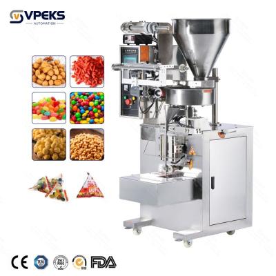 China Triangle Bag Granule Pouch Packing Machine 40-90mm 22-220ml for sale