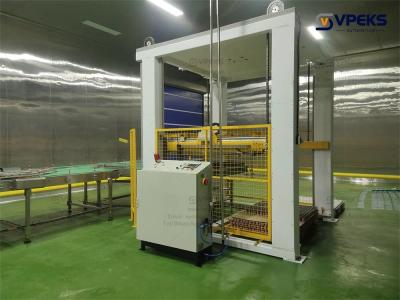 China Automated Palletizer Machine With PLC Control For Bags Bottles Boxes Palletizing for sale
