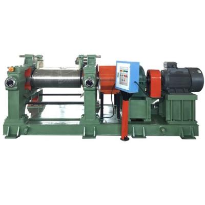 China XKJ-450 Two Roll Rubber Refiner Mill for Waste Tyre Refinery Processing Machinery for sale