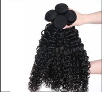 Quality Custom Long Indian Curly Human Hair For Lady , Silky Straight Human Hair for sale