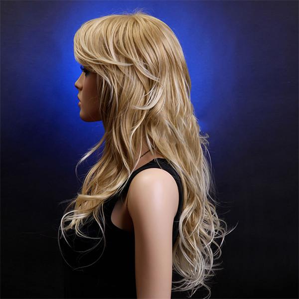 Quality Natural Hairline Full Lace Human Hair Wigs With Bangs / Wet And Wavy Hair Extension for sale