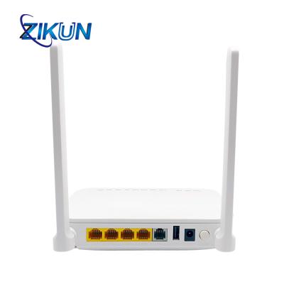 China GPON FTTH ONU Equipment WIFI 3FE 1USB 1POTS 1GE XPON ONT Router for sale