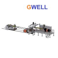 China PLA Degradable Production Machine Polylactic Acid Plastic Sheet Extrusion Machine For Lunch Boxes Blister Sheet for sale