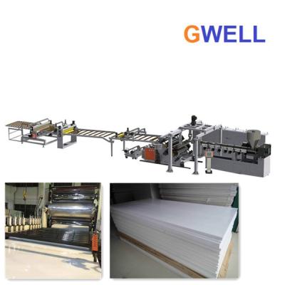 China PP PE ABS PVDF Cabinet Board Extrusion Line 600kg H for sale