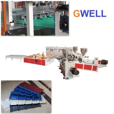 China Door Wall Panel ASA Pvc Profile Extrusion Machine Line 350kg H for sale