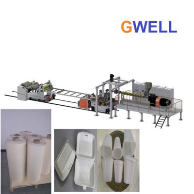 China PLA Plastic Sheet Extrusion Machine PLA Blister Sheet production line Twin Screw Extruder for sale