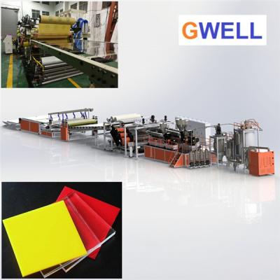 China PC Plastic Sheet Making Machine PC Optical Sheet Production line Quality After-sales Service for sale