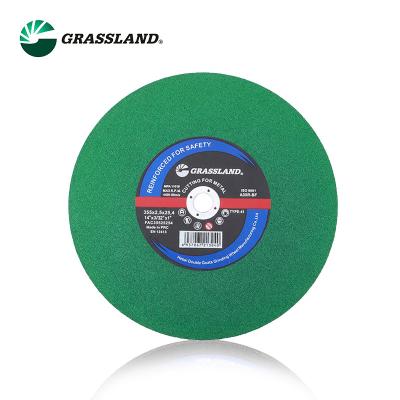 China MPA Metal 355mm 14 Inch Resin Green Cutting Disc for sale