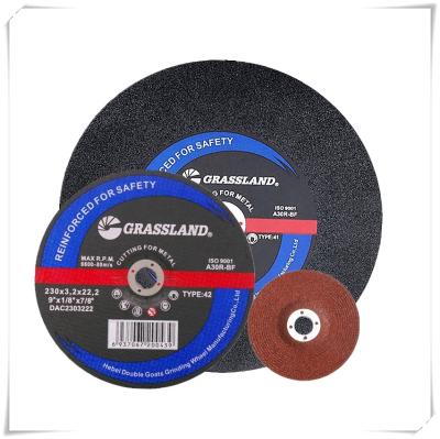 China 100x3.2x16mm 30grit MPA Stainless Steel Angle Grinder Blade for sale