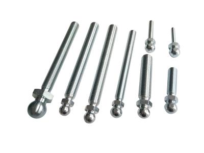 China Steel CNC Machined Parts Stems For Adjustable Feet M6 M8 M10 M12 M16 M18 M20 for sale