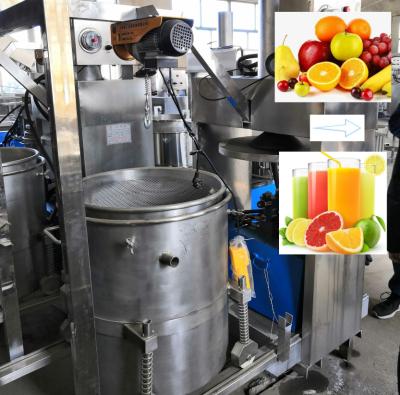 China Industry Multi Belt Hydraulic Fruit Squeezing And Juice Extracting Machine 1 - 20T/H for sale