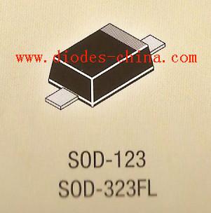 China 0.5W Zener in SOD-123, SOD-323, BZT52C5V6, BZT52C6V2, MMSZ9V1 for sale