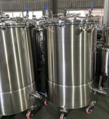 China 0.02MPa To 0.1MPa Mirror Polishing Softgel Medicine Storage Tanks for sale