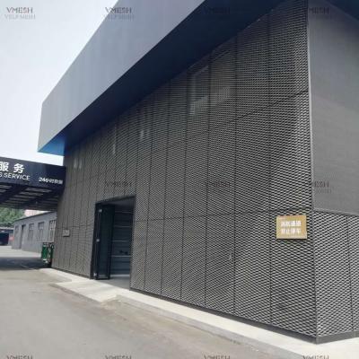 China Malla ampliada inoxidable de la placa de acero de metal del metal exterior decorativo de la hoja en venta
