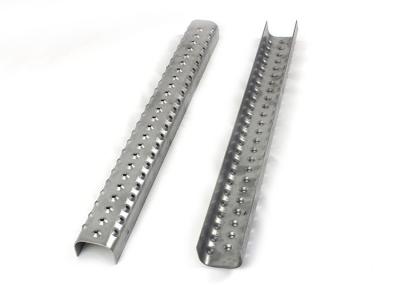 China Carbon Steel Galvanized Steel Non Slip Ladder Rung Covers 13 14 Gauge for sale