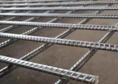 China Reinforcing Ribbed Bar Welded Wire Mesh Panels For Concrete Slab 10mm 12mm Thickness for sale