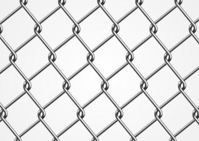 China Diamond 8Ft 9 Gauge Chain Link Fence PVC Coated For Sports Playground for sale