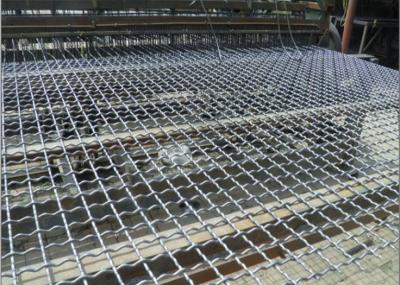 China SS304 Lock Crimped Woven Wire Mesh 12kg/Sqm Anti Vibration for sale