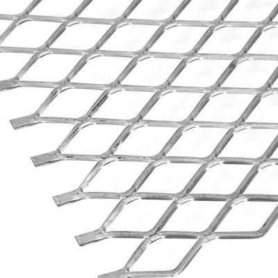 China Leaf Gutter Guard Flattened Aluminum Expanded Metal Mesh 4 Feet*8 Feet 3/4 #9 Sheet Grill for sale