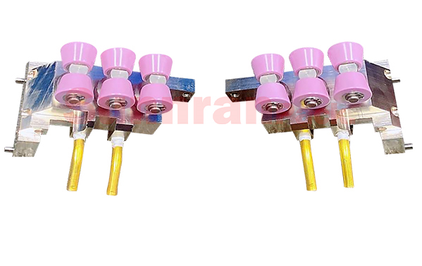 Calibration crown for tin can welding machine,D45-189mm,copper material ,alloy steel,ceramic,Sunnran brand