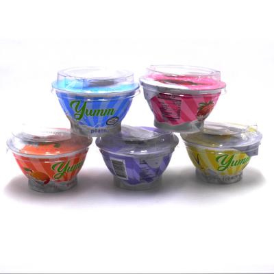 中国 120mlふたの食品等級のプラスチック コップの習慣のプラスチック コップが付いているプラスチック ヨーグルトのコップ 販売のため