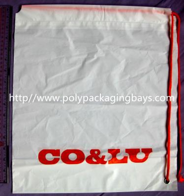Chine Sac à dos en plastique d'emballage d'épaule d'achats de sac à dos de cordon personnalisé de CPE/LDPE à vendre