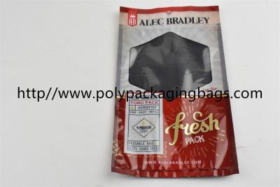 中国 耐久の反Resealable Ziplockが付いている腐食物によって湿らせられるシガーの保湿箱袋 販売のため
