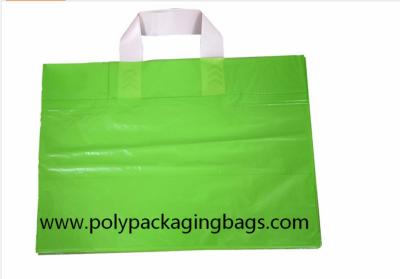 China Soft Ring Handles 60 Micron LDPE Shopping Gift Bags for sale