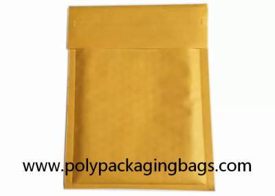 China Recyclable 6 Color Printing Yellow Kraft Bubble Mailer for sale
