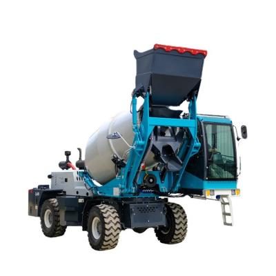 China Self Loading Concrete Truck Mixer XDEM 4.5m3 91KW 7700*2860*358MM for sale