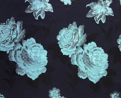 China Floral Fabric Jacquard TC Yarn-dyed H/R 21.0cm 460T/83%T/17%C/185gsm for sale