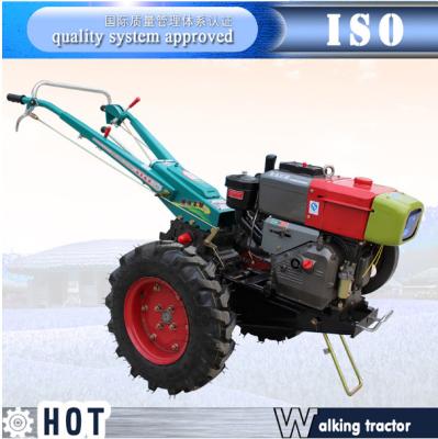 China 10hp Two Wheel Walking Tractor , ISO 2WD Power Steering Tractor for sale