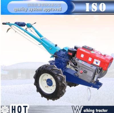 China 8hp Two Wheel Walk Behind Tractor , 5.88kw 2 Wheel Drive Tractor for sale