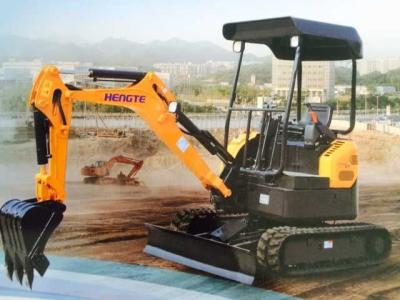 China 2350rpm 2 Ton Mini Excavator , 3km/H Mini Crawler Excavator for sale