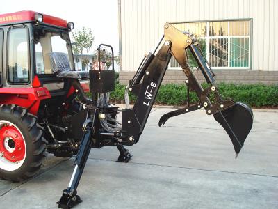 China 550kg Tractor Mounted Backhoe Diggers , 35hp Tractor Rear Digger for sale