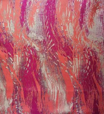 Chine Le jacquard de tissu de tapisserie d'ameublement Fil-a teint le résumé H/R 21.0cm 460T/100% P/180gsm à vendre