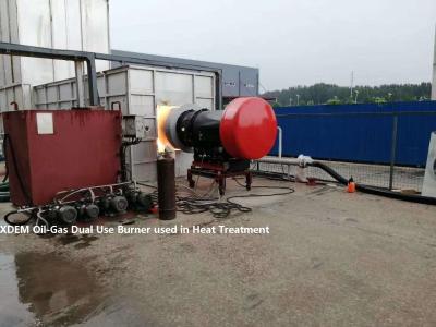 China Oil Gas Asphalt Plant Plc Dual Fuel Burner for sale