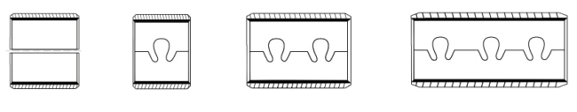 Optional construction of bimetal bearings