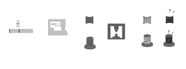 C86300 graphite bearing production process
