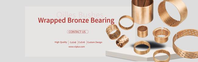 oilles bushes wrapped bronze bearingMetric Cylindrical Oilless Bushes CuSn8 & CuSn6 Bronze Or Oil / Grease Grooved