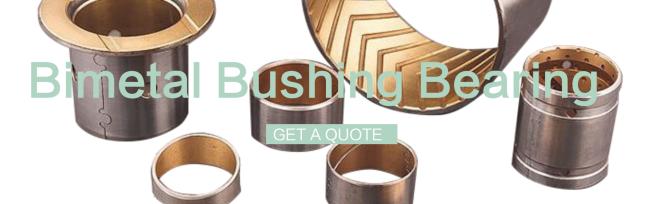 Bimetallic connecting rod bush sliding bearing bushings