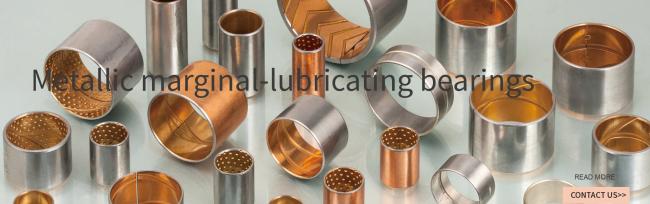 Metallic marginal-lubricating bearings