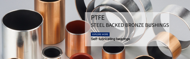 self-lubricating steel backed bushings