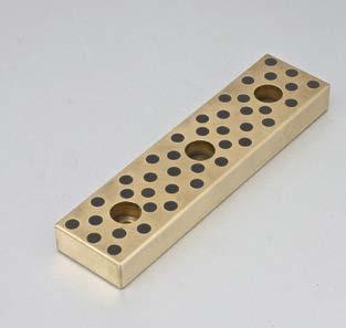 INW Standard Self Lube Wear Plate Oilless Plate With Wear Resistance High-Performance Copper Nickel Aluminium Bronze Bearing with Graphite Inset for Self-Lubrication