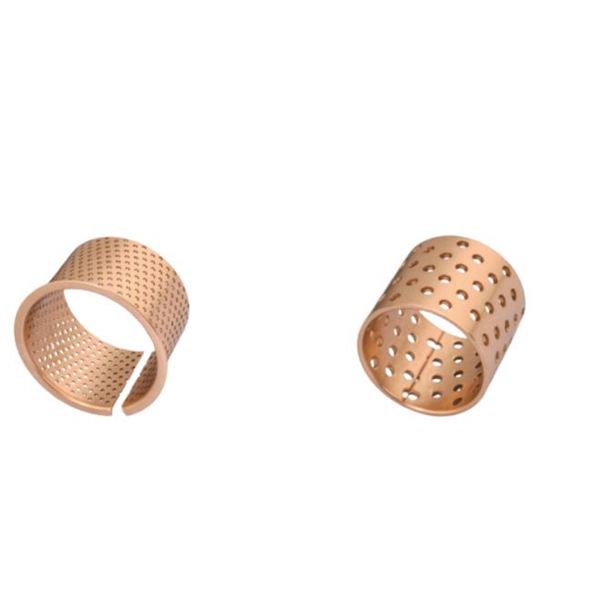 Thin Wall Split Oil Groove Bronze Bushings Brass Bearings Oil Socket For Construction Machinery
